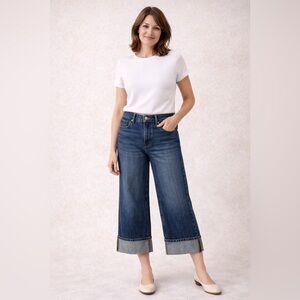 LOFT Dark Blue Ankle & Cropped Jeans